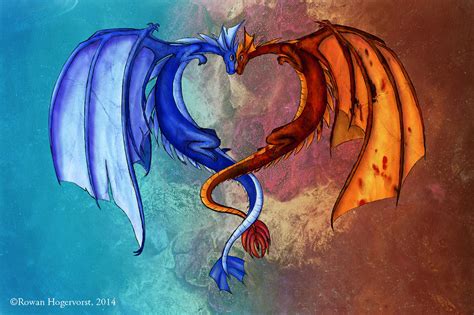 Dragon Love By Nawor Art On Deviantart