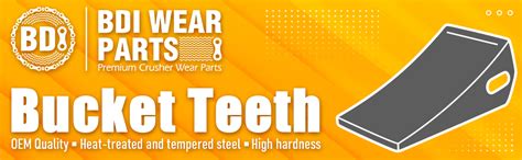 Bdi Wear Parts 5 Pack 230s Bucket Teeth Assembly 23tf Set Of 5 Medium