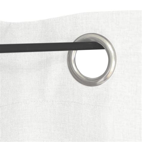Gardine 145x240 cm blickdicht Leinen-Optik uni Übergardine Vorhang Metall Ösen | eBay