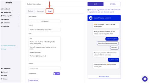 How To Customise Your Subscription Chatbot Maisie Ai