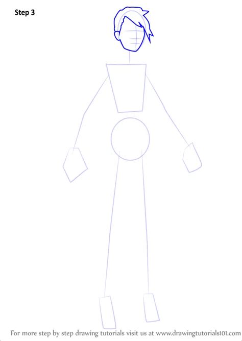 Step by Step How to Draw Alchemist Ninja from Fortnite