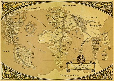 Buy Middle Earth Map On Lord Of The Rings World Map