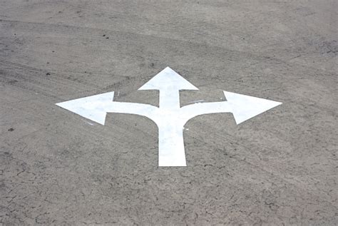 Road Arrow Direction Stock Photo Download Image Now Istock