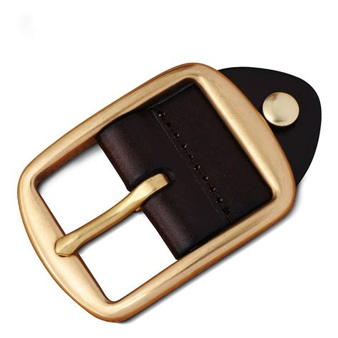 2018 New Brass Belt Buckle Pin Buckle Genuine Leather Buckle 38cm Belt