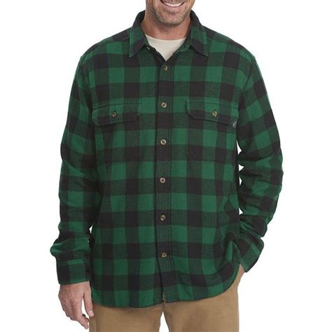 Woolrich Oxbow Bend Modern Flannel Shirt In 2021 Flannel Shirt Green