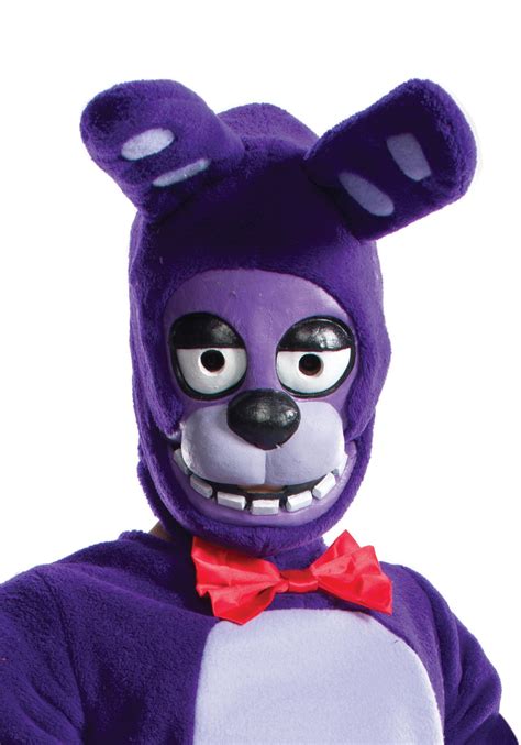 It's checkered purple and black like it's missing textures? Five Nights at Freddy's Bonnie Mask for Kids