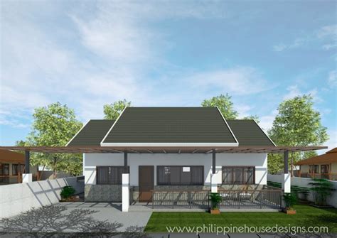 A box gutter, internal gutter, parallel gutter, or trough gutter is a rain gutter on a roof usually rectangular in shape; Single-Story Contemporary House | Philippine House Designs