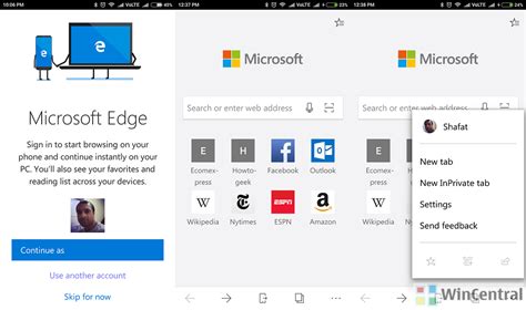 Microsoft Edge For Android Gets Support For Adaptive Icons New Reading