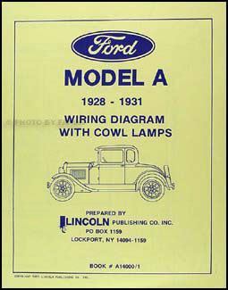 1928-1931 Ford Model A with Cowl Lamps Wiring Diagram ...