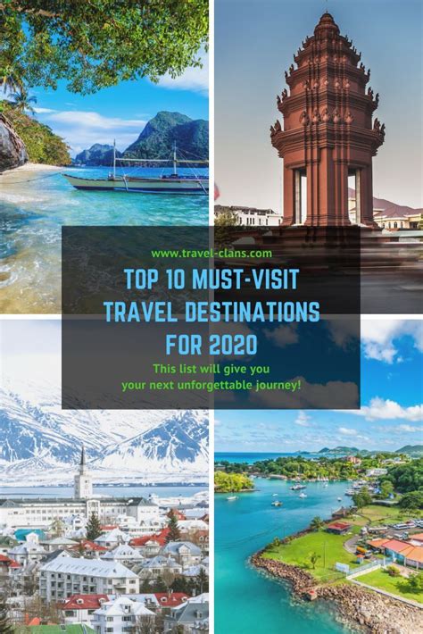 Top 10 Must Visit Travel Destinations For 2020 Travel Destinations
