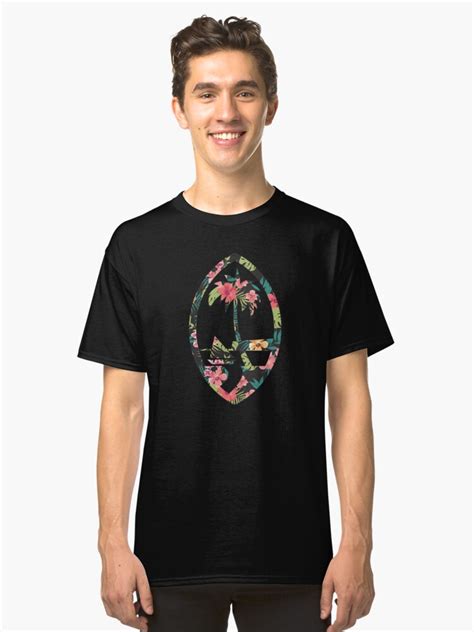Guam Seal Floral Classic T Shirt By Personalitee Redbubble