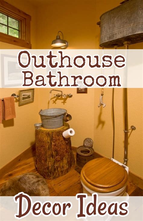 Outhouse bathroom decor were a common structure in the past. Country Outhouse Bathroom Decorating Ideas • Outhouse ...