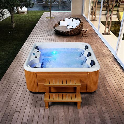 buy hot sale 4 people spa tubs made in china deluxe outdoor whirlpool