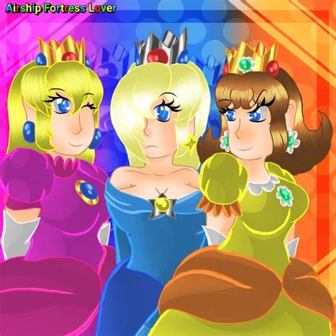 Mario Girls By Airshipfortresslover On Deviantart