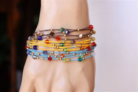 Wholesale Boho Bracelets 3 Pcs Bohemian Jewelry Crystal Etsy Boho Chic Bracelets Boho