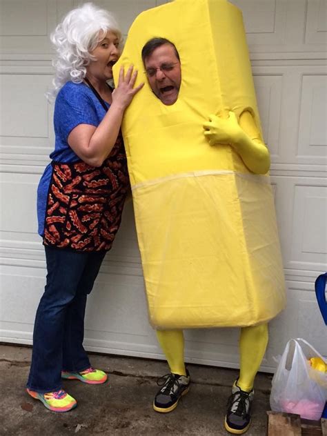 Paula Deen And Butter Stick Couple Halloween Costume Idea