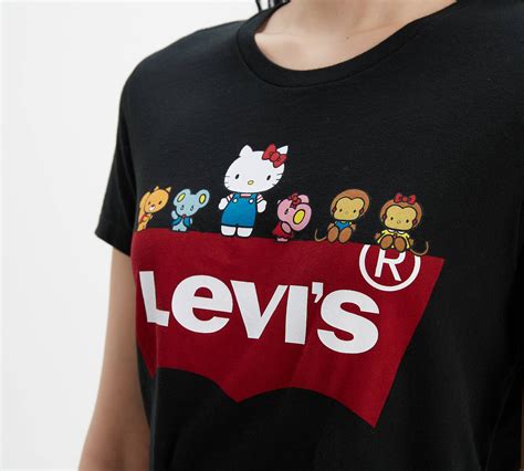 Levis® X Hello Kitty Graphic Tee Shirt Black Levis® Ca