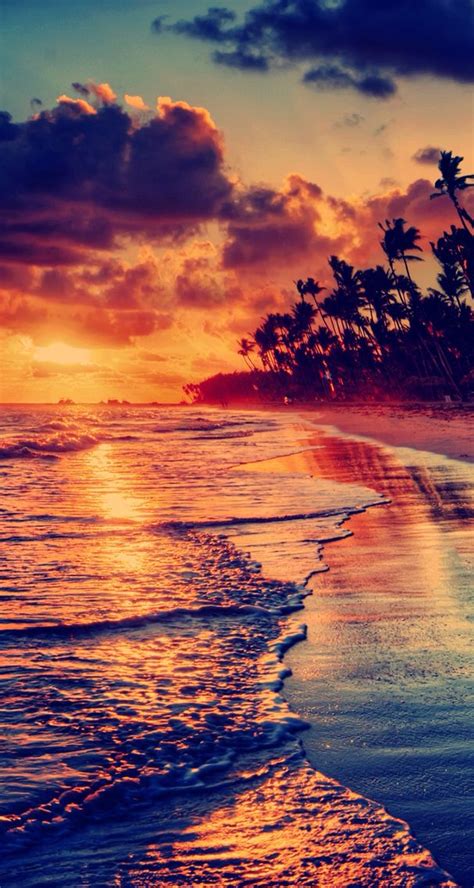 Pin By Anne Ziarnowski On Beach And Sea Beach Wallpaper Sunset
