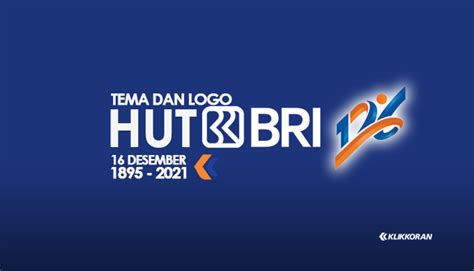 Tema dan Logo HUT BRI ke-126 di Tahun 2021 serta Maknanya | Klikkoran.com