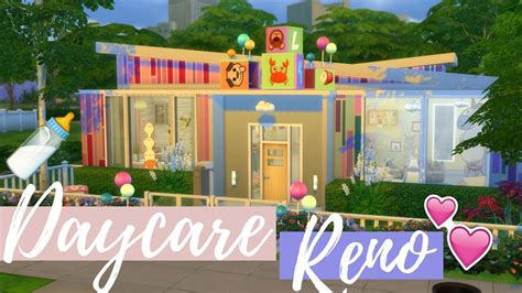 The Sims 4 Lets Build Daycare Renovation Youtube