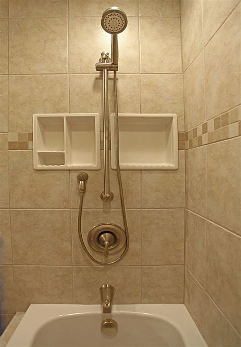 Bathroom corner storage shelf wall organizer caddy shelf shower storage holders. Bathroom Shampoo Soap Shelf Dish Shower Niche Recessed ...
