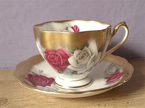 Vintage Tea Cup And Saucer Deep Open Pussy