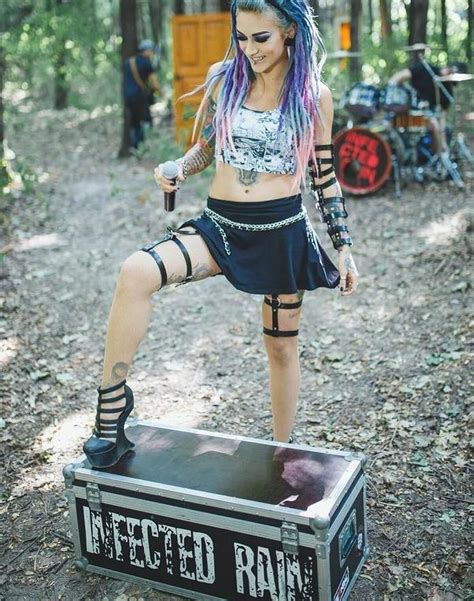 Lena Scissorhands Metal Girl Heavy Metal Girl Dreads Girl