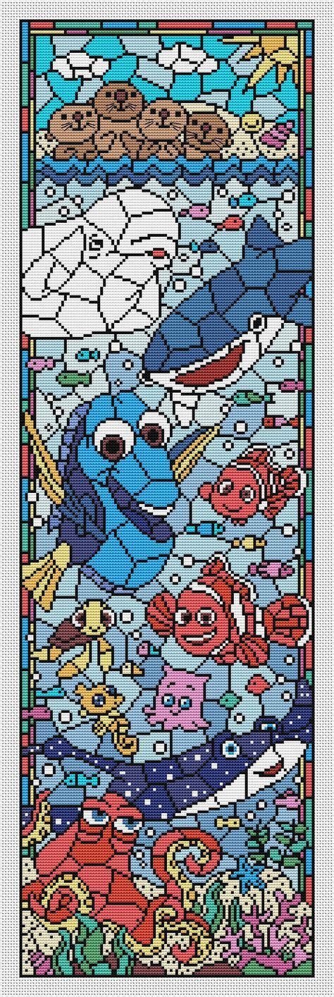 Categories > counted cross stitch patterns charts graphs > floral patterns charts graphs (315). Modern cross stitch pattern "SGL003 Finding Nemo" in pdf ...