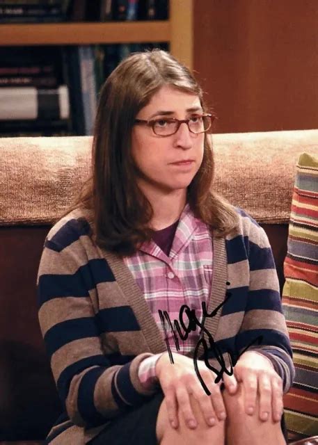 Mayim Bialik Signed The Big Bang Theory Amy Farrah Fowler 5x7 Card Coa