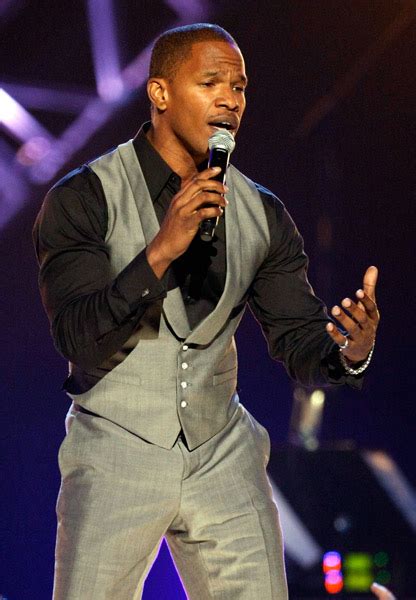 Jamie Foxx Performs At Country Music Awards Celebrity Oops First