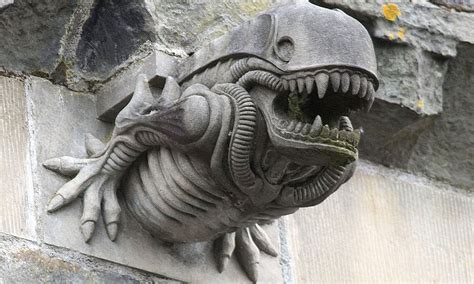 Monster From Alien Movies Spotted In A Gargoyle On The Side Of A 13th