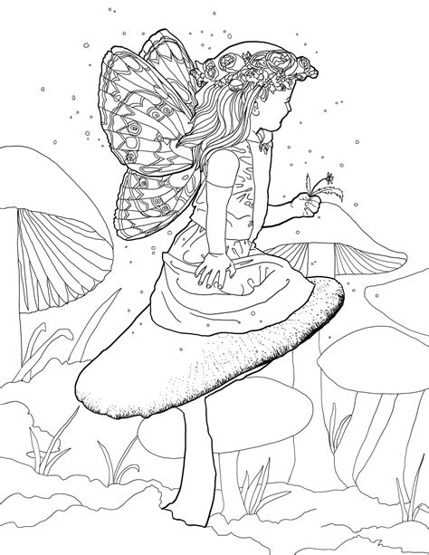 Printable Coloring Pages Of Fairies