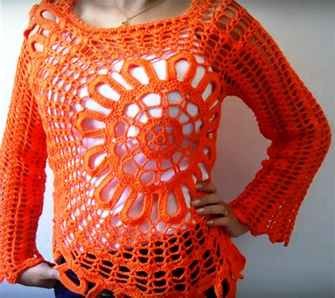 How To Crochet Stylish Blouse Crochet Ideas