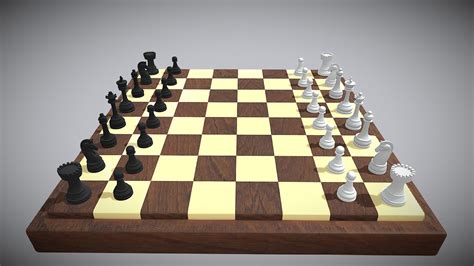 Chess Board Download Free 3d Model By Omkarsuryavanshi 2fe4727