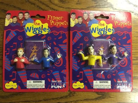New The Wiggles Finger Puppets Figures Original Greg Anthony Murray