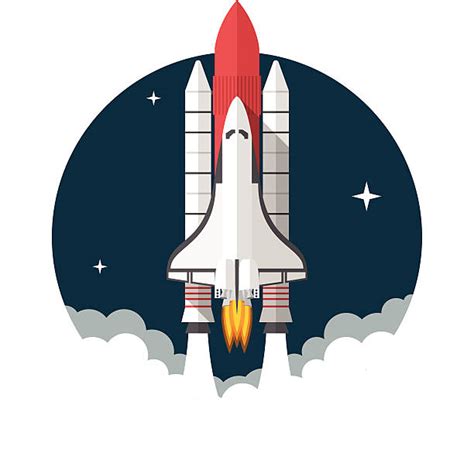 Space Shuttle Illustrations Royalty Free Vector Graphics And Clip Art