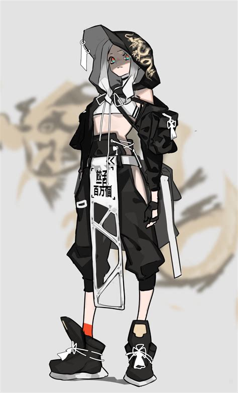 Balance On Twitter ファンタジーのキャラクターデザイン キャラクターの衣装 サイバーパンクファッション