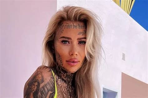 britain s most tattooed woman unrecognisable in unseen snap taken before extreme ink daily star