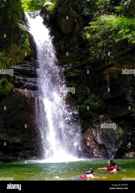Bhalu Gaad Waterfall After A Long Hike Through The Forest Swimming