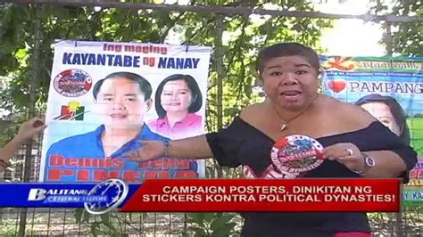 Let your child find her place among the politicians, the flyers, the debates and the. CAMPAIGN POSTERS, DINIKITAN NG STICKERS KONTRA POLITICAL DYNASTIES! - YouTube