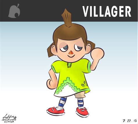Fem Villager 4th Skin From Super Smash Bros 4 By Sylverstone14 On