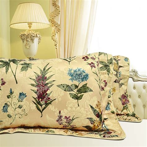 2pcs american garden pillow case thicken cloth pillowcase bedding pillow sham princess pillow