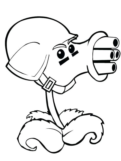 Maybe you would like to learn more about one of these? Peashooter Coloring Pages at GetColorings.com | Free ...