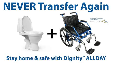 How To Use The Dignity Allday 400 Wheelchair Eliminates Toilet