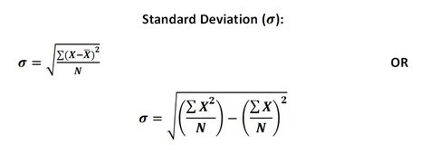 Because in the sample standard deviation formula, you need to correct the bias in the estimation of a sample mean instead of the true population mean. Business Statistics Formula - Cheat Sheet / Handbook - BBA ...