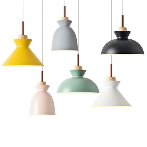 Lukloy Modern Colourful Pendant Light Pendant Lamp Hang Light For Foyer