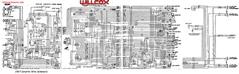 1967 Corvette Wiring Diagram Tracer Schematic Willcox And C3 With