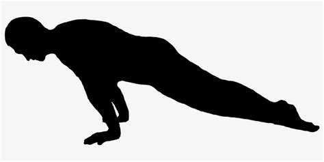 Leaning Plank Silhouette Transparent Png 814x814 Free Download On