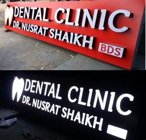 Acrylic Led Sign Board At Rs 550sq Ft In Bengaluru Id 22343203791