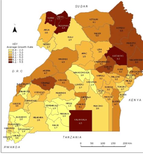Uganda facts and country information. Map of districts in Uganda showing original Gisu districts (Mbale and... | Download Scientific ...